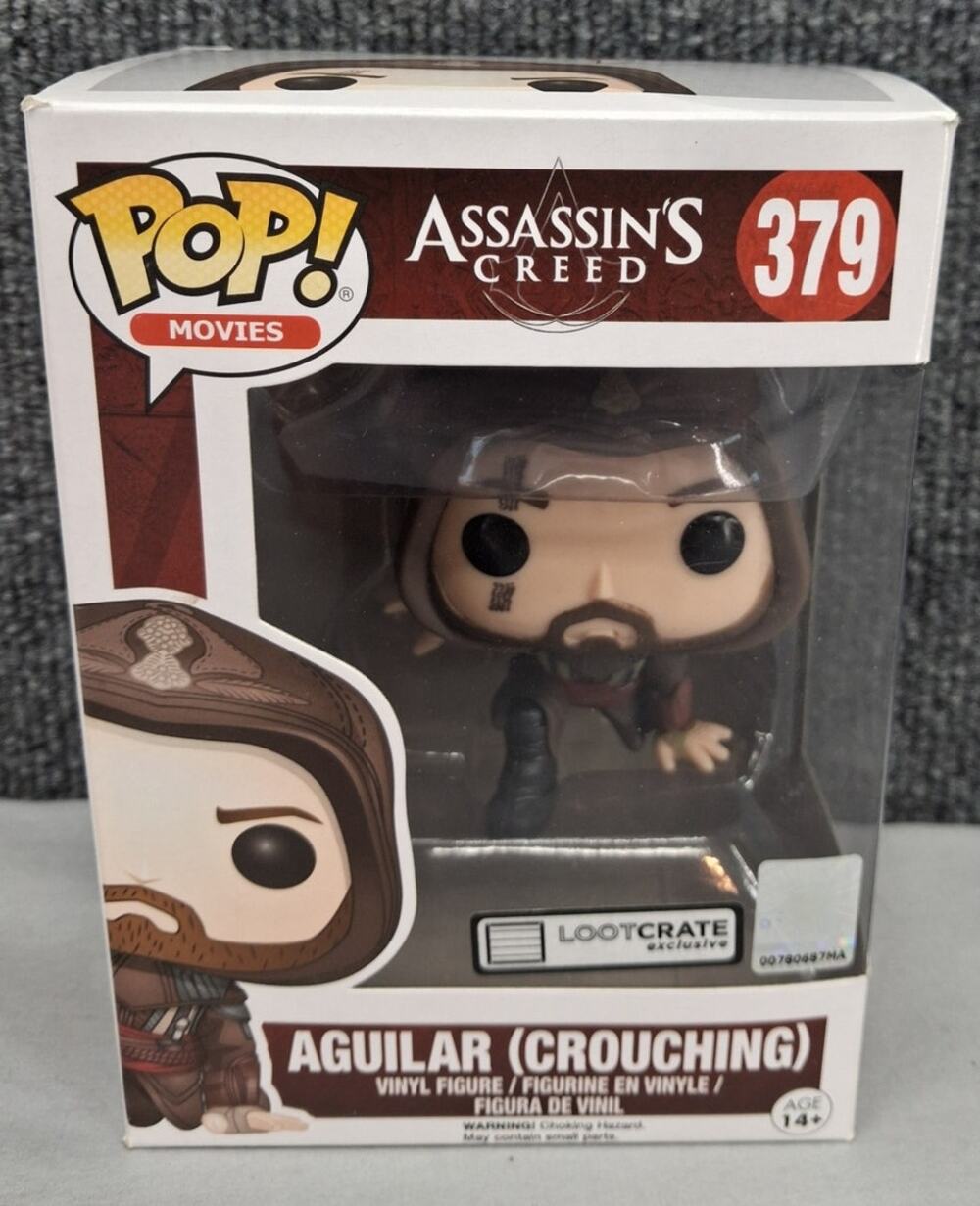 Funko Pop Aguilar Crouching 379 Assassins Creed Lootcrate Protective Case